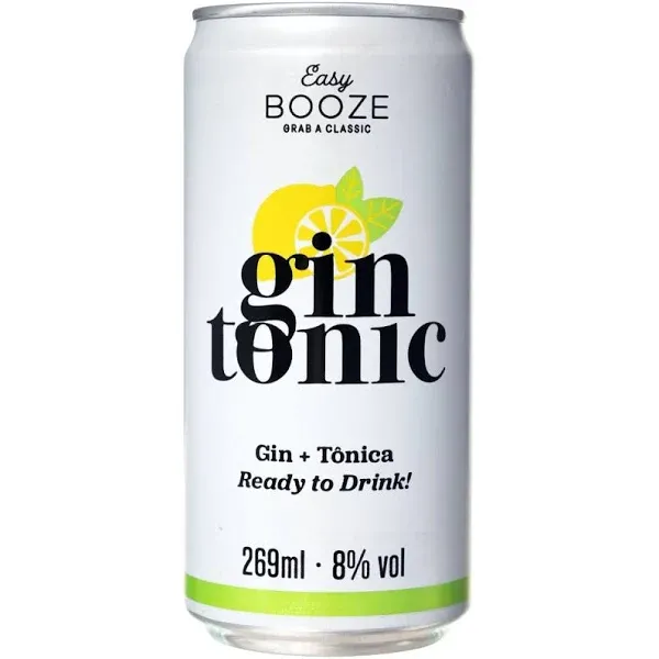 EASY BOOZE GIN TONICA LATA 269ML