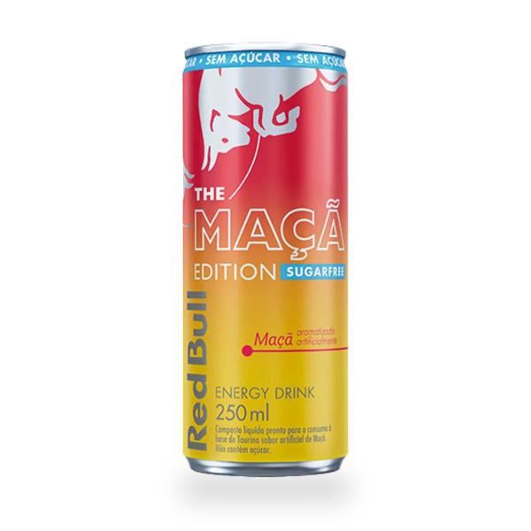 ENERGÉTICO RED BULL MAÇÃ SUGAR FREE 250ML