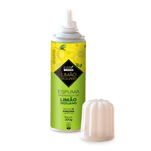 ESPUMA DE LIMÃO SICÍLIANO SPRAY EASY DRINKS 200GR
