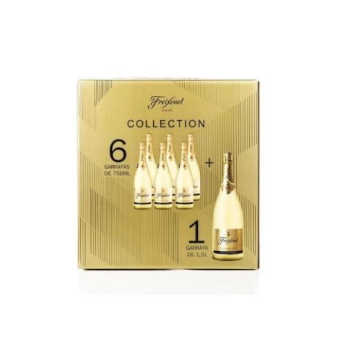ESPUMANTE FREIXENET CARTA NEVADA 1 GARRAFA 1,5L  E 6 GARRAFA 750ML