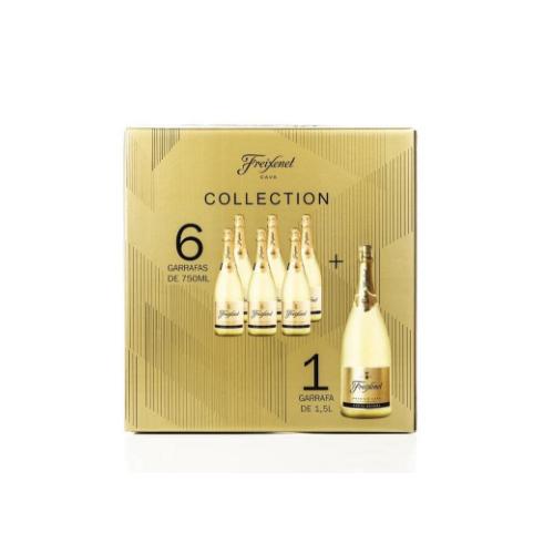 ESPUMANTE FREIXENET CARTA NEVADA 1 GARRAFA 1,5L  E 6 GARRAFA 750ML