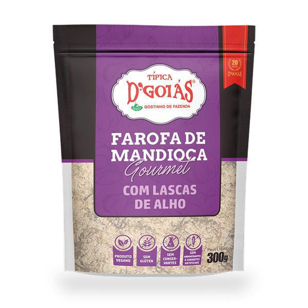 FAROFA MANDIOCA GOURMET COM ALHO DGOIAS 300G