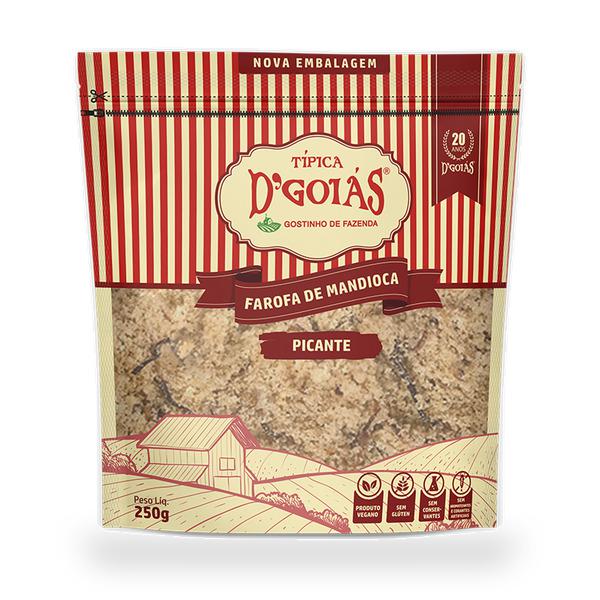 FAROFA MANDIOCA PICANTE DGOIAS 250G