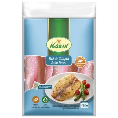 FILÉ DE TILAPIA KORIN 450GR