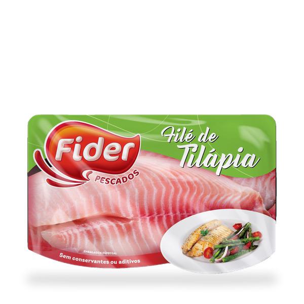 FILÉ DE TILAPIA SEM PELE FIDER 400G