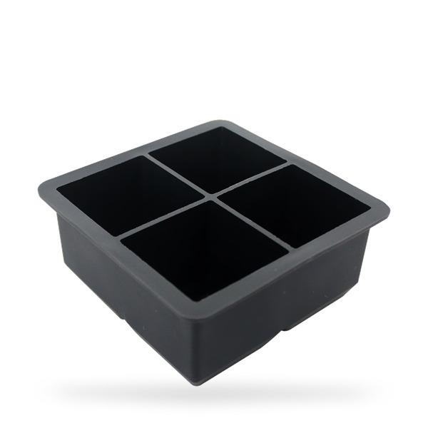 FORMA PARA 4 GELOS SILICONE PRETO 26311