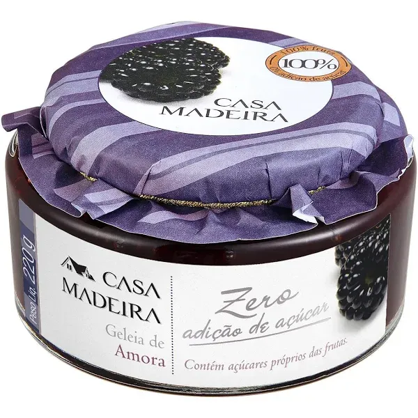 GELEIA AMORA SUGAR FREE CASA DE MADEIRA 220G
