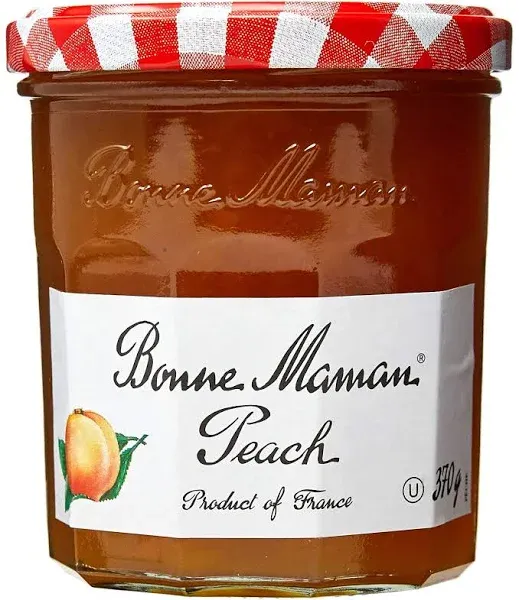 GELEIA BONNE MAMAN PÊSSEGO 370G