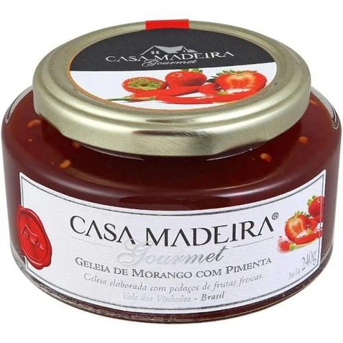 GELEIA CASA DA MADEIRA MORANGO COM PIMENTA 240GR