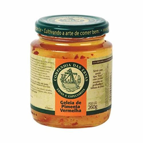 GELEIA DE PIMENTA VERMELHA CIA DAS ERVAS 260GR