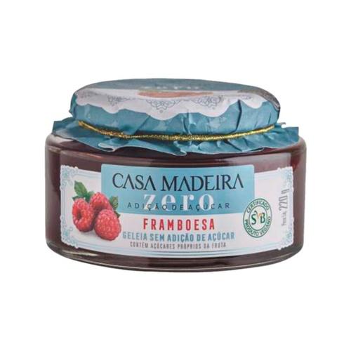 GELEIA FRAMBOESA ZERO AÇÚCAR CASA DE MADEIRA 220G