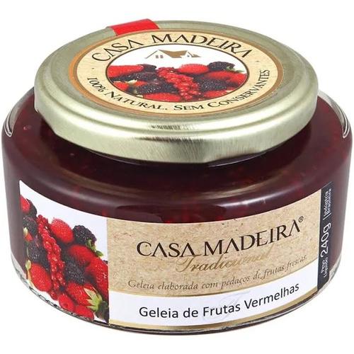 GELEIA FRUTAS VERMELHAS CASA DE MADEIRA 240G