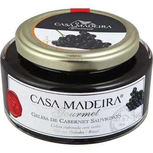 GELEIA GOURMET CABERNET SAUVIGNON CASA DE MADEIRA 240G