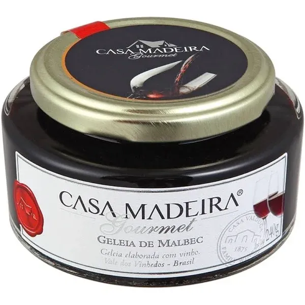 GELEIA GOURMET MALBEC CASA DE MADEIRA 240G