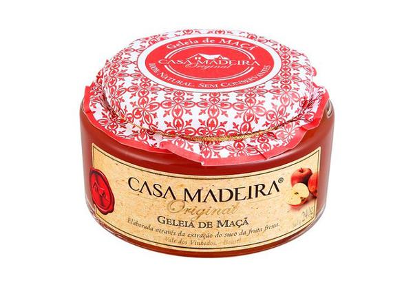 GELEIA MAÇA CASA DE MADEIRA 250G