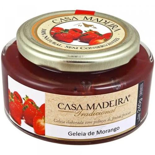 GELEIA MORANGO CASA DE MADEIRA 240G