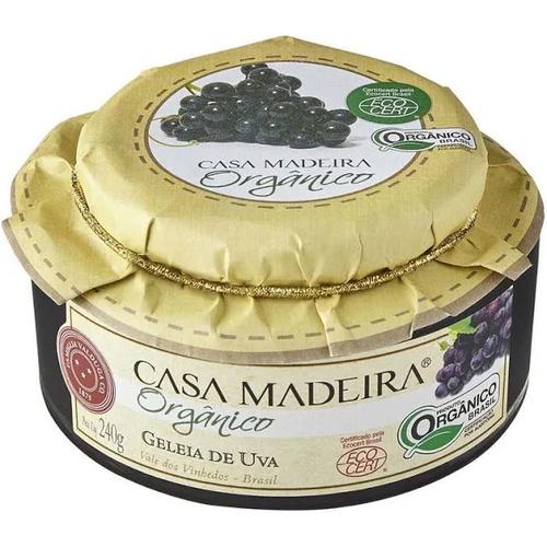 GELEIA ORGÂNICA UVA CASA DE MADEIRA 240G