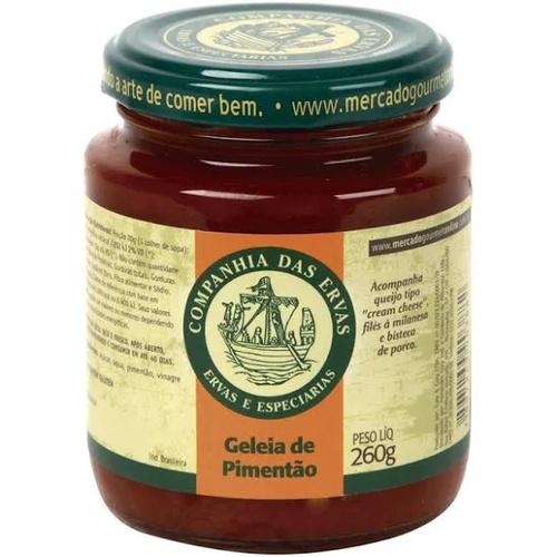 GELEIA PIMENTÃO CIA DAS ERVAS 260G