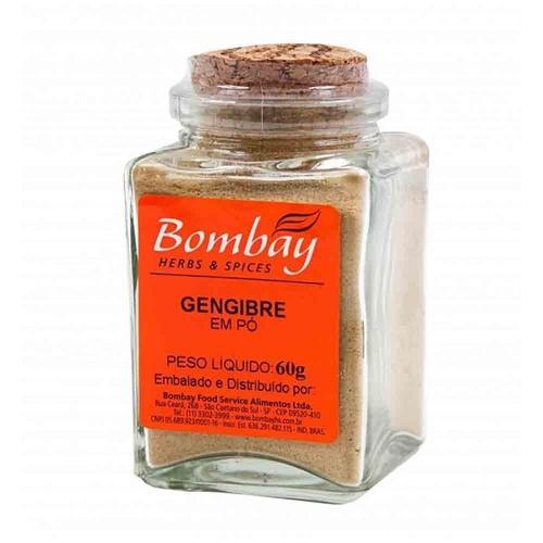 GENGIBRE EM PÓ VIDRO BOMBAY 60GR