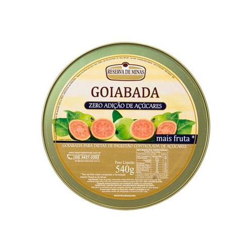 GOIABADA SEM AÇÚCAR RESERVA DE MINAS 540G