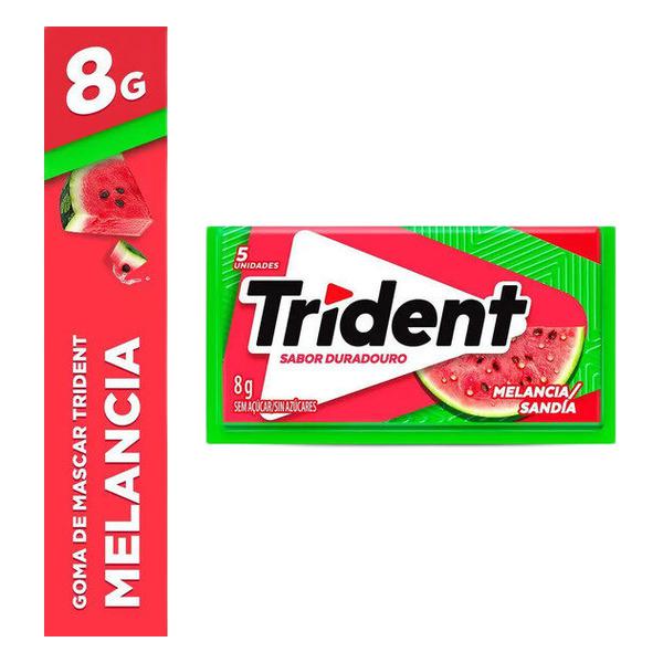 GOMA DE MASCAR MELÂNCIA NACIONAL TRIDENT 8G
