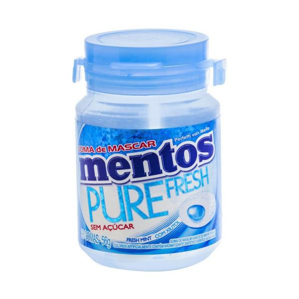 GOMA DE MASCAR MENTOS PURE FRESH AZUL 56G