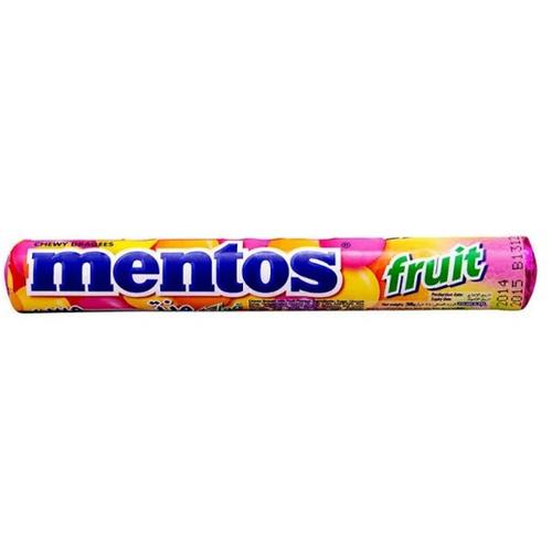 GOMA DE MASCAR MENTOS STICK FRUTAS 37,5G
