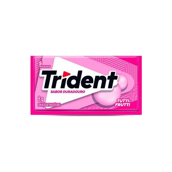 GOMA DE MASCAR TUTTI UTI NACIONAL TRIDENT 8G
