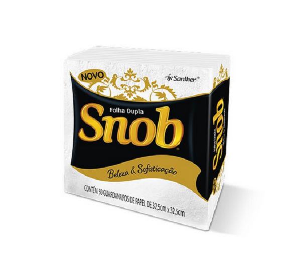 GUARDANAPO SNOB 32,5X32,5 UND