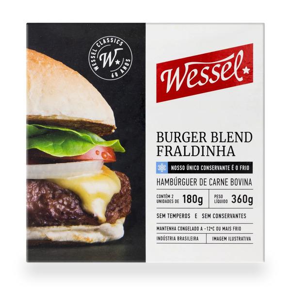 HAMB BOVINO DE FRALDINHA WESSEL 360G