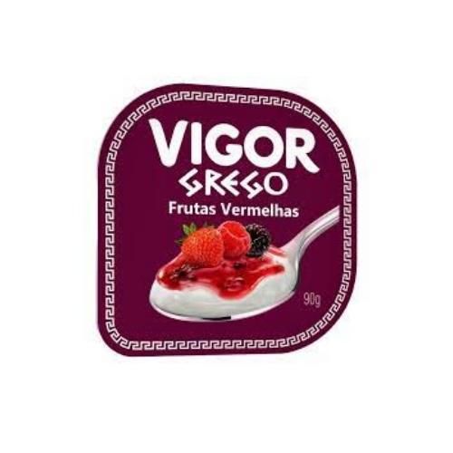 IOGURTE GREGO FRUTAS VERMELHAS VIGOR 90G