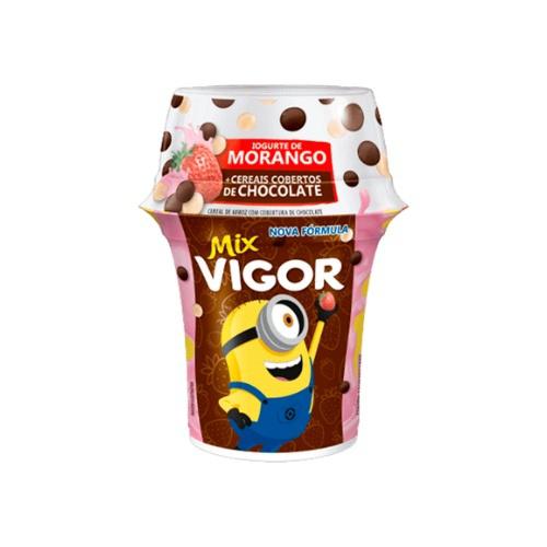 IOGURTE MIX MORANGO CONFEITOS VIGOR 140G