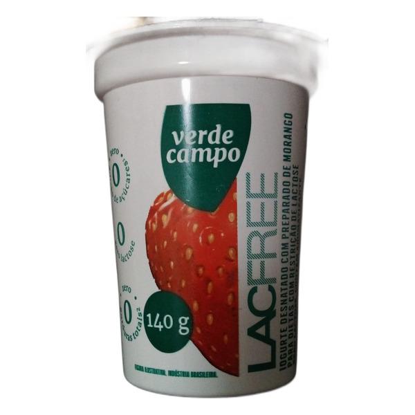 IOGURTE MORANGO LACFREE NATURAL VC 140G