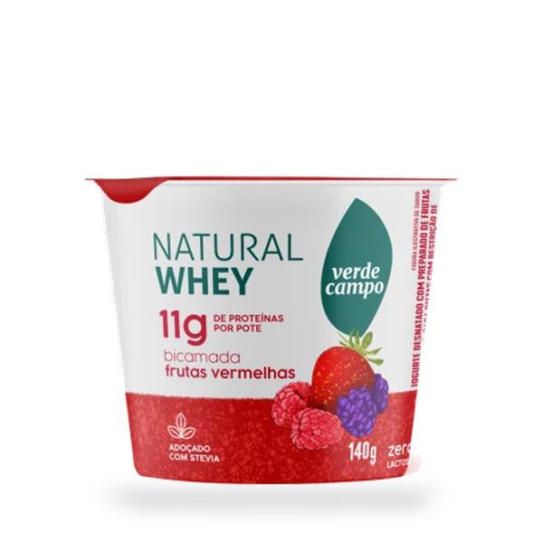 IOGURTE WHEY 11 FRUTAS VERMELHAS VERDE CAMPO 140G