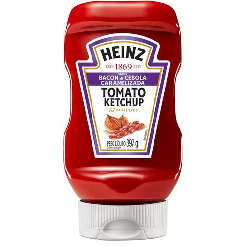 KETCHUP HEINZ BACON CEBOLA CARAM 397GR