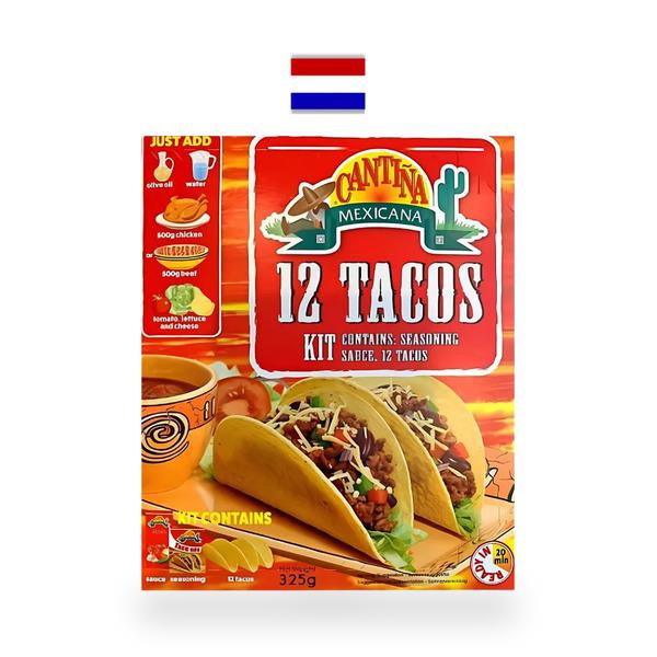 KIT TACO SHELLS CANTINA 325G