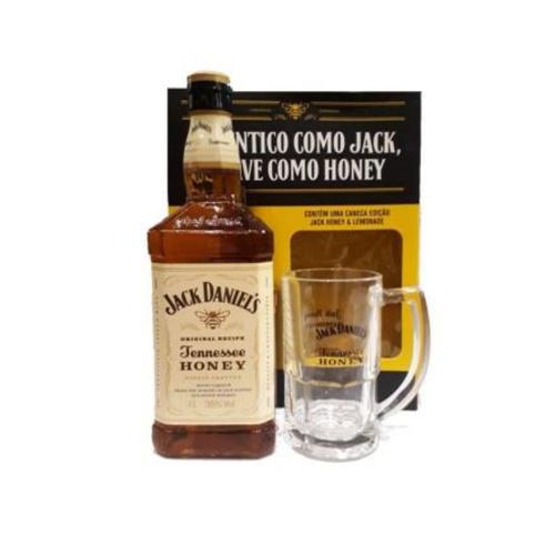 KIT WHISKY JACK DANIEL'S HONEY & LEMONADE COM CANECA 1L