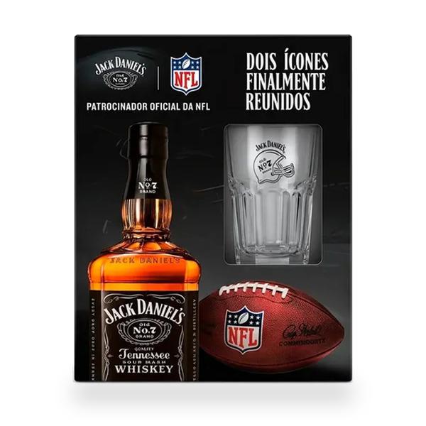 KIT WHISKY JACK DANIELS 1L NFL COM COPO