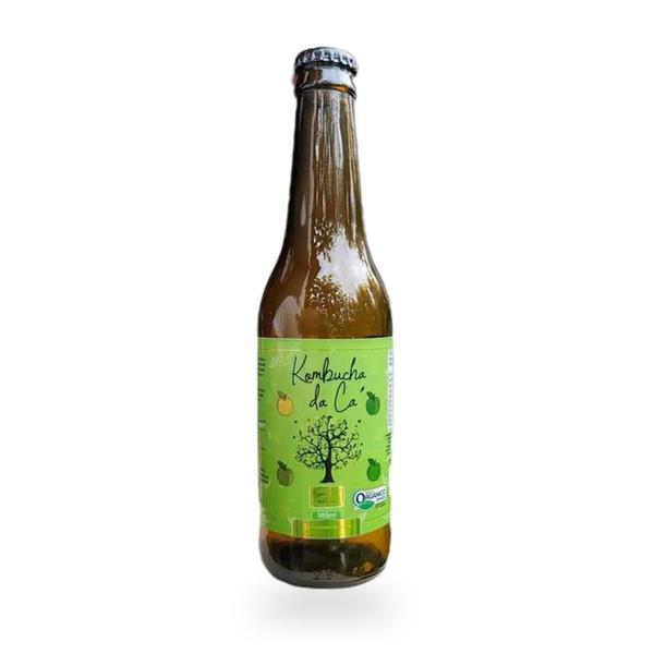 KOMBUCHA CA VIDRO MAÇÃ VERDE ORGÂNICO 365ML