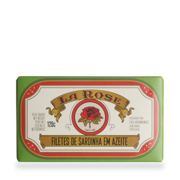 LA ROSÉ FILÉ DE SARDINHA EM AZEITE 120G