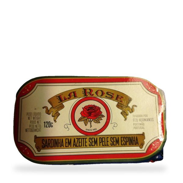 LA ROSÉ SARDINHA SEM PELE SEM ESPINHA EM AZEITE 120G