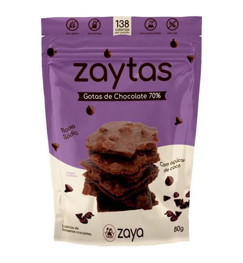 LASCAS GOTAS 70% CHOCOLATE ZAYTAS 80G