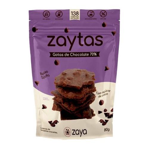 LASCAS GOTAS 70% CHOCOLATE ZAYTAS 80G