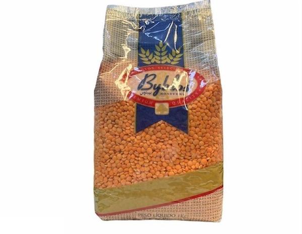 LENTILHA VERMELHA SEM PELE BYBLOS 1KG