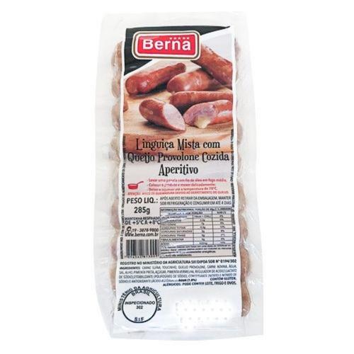 LINGUIÇA COM QUEIJO PROVOLONE BERNA 100g
