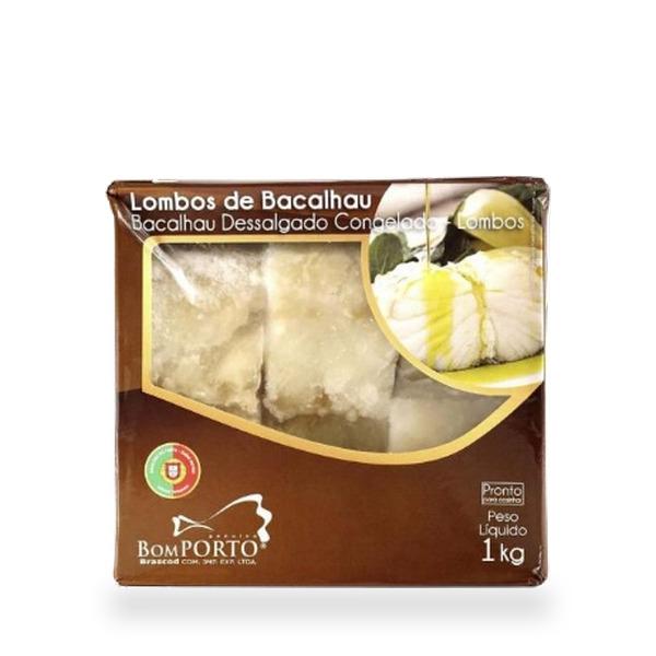 LOMBO BACALHAU BOM PORTO MORHUA DESSALGADO 1KG