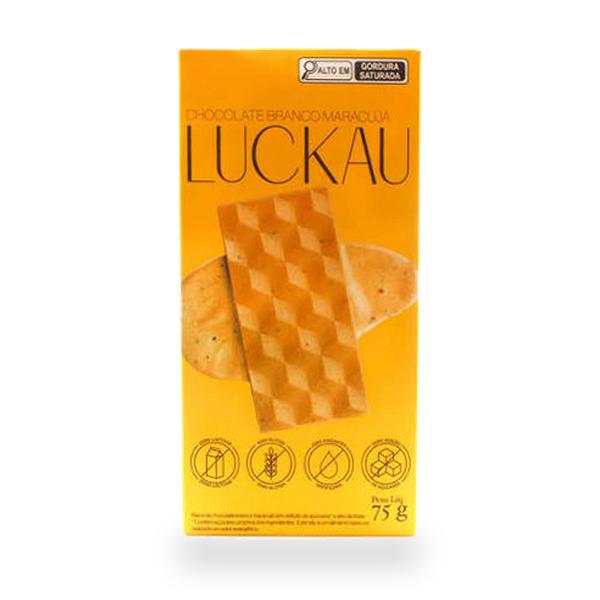 LUCKAU CHOCO BARRA BRANCO MARACUJÁ 75G