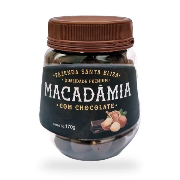 MACADAMIA SANTA ELIZA COM CHOCOLATE PRETO 170G
