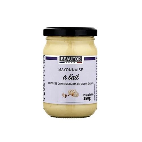 MAIONESE COM MOSTARDA DIJON ALHO BEAUFOR 185G