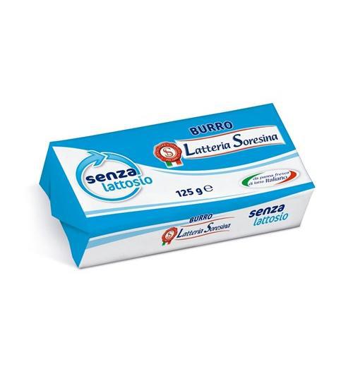 MANTEIGA LATTERIA SORESINA SEM LACTOSE TABLET 125GR